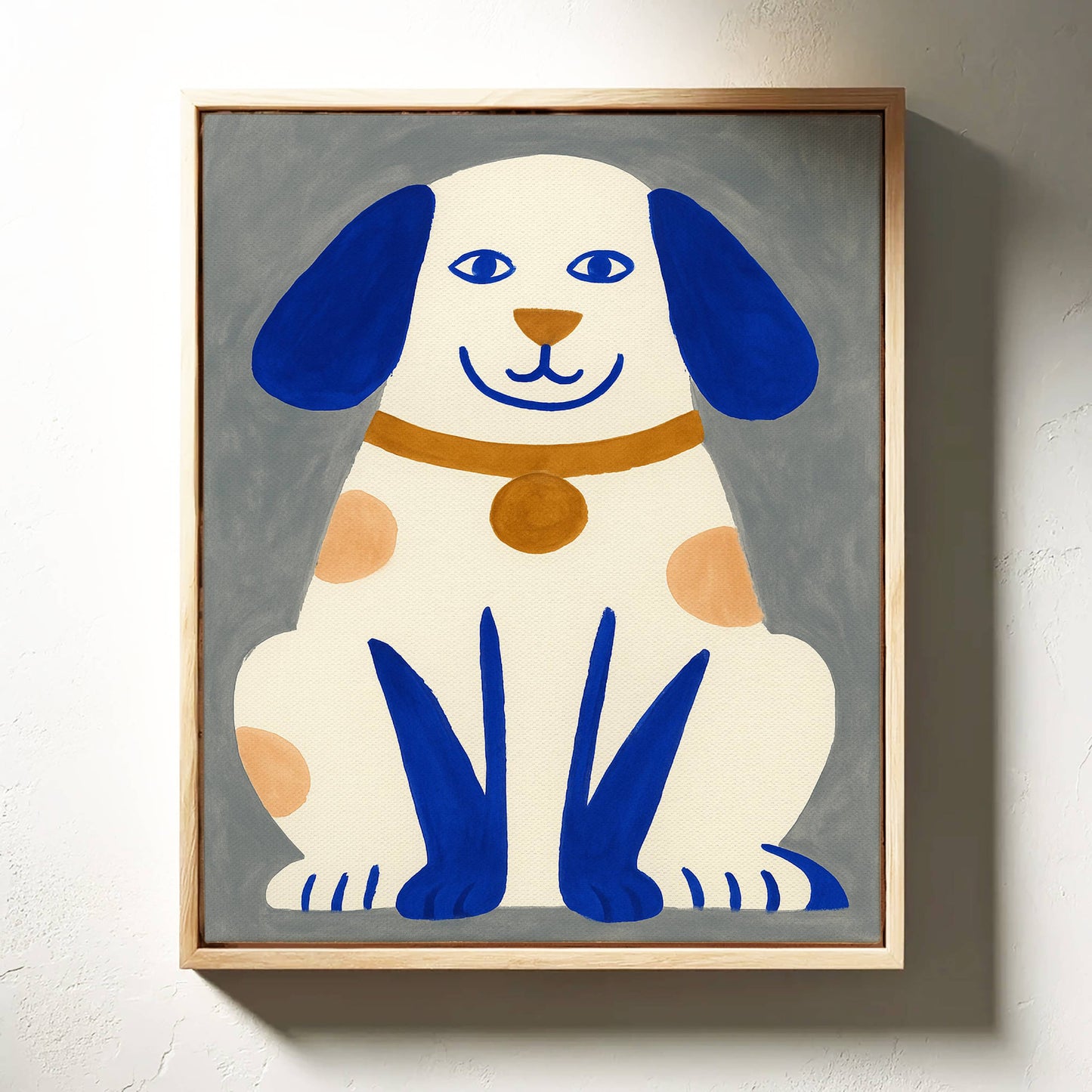Blue Paws Paint A Happy Tale