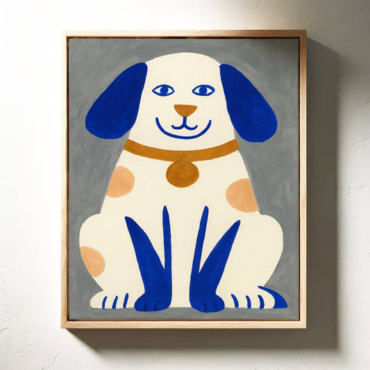 Blue Paws Paint A Happy Tale