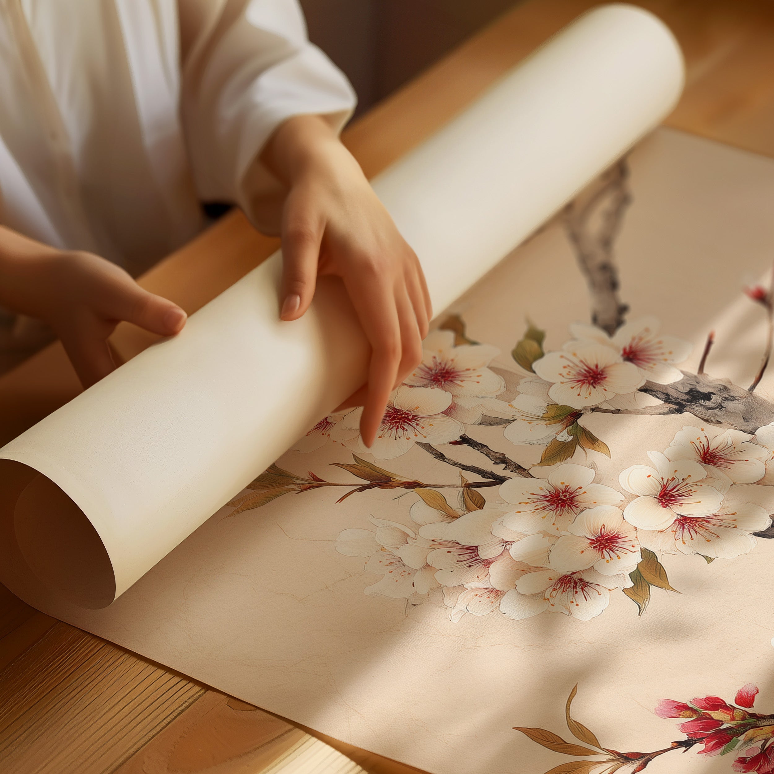 Cherry Blossoms Paint Spring's Promise