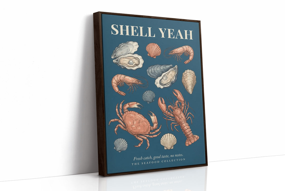 Shell Yeah: Vintage Seafood Chart