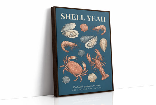 Shell Yeah: Vintage Seafood Chart