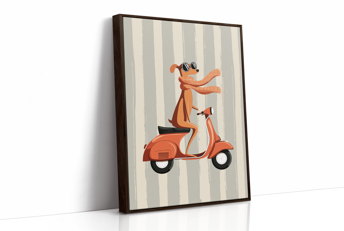 Cool Dog Riding Scooter