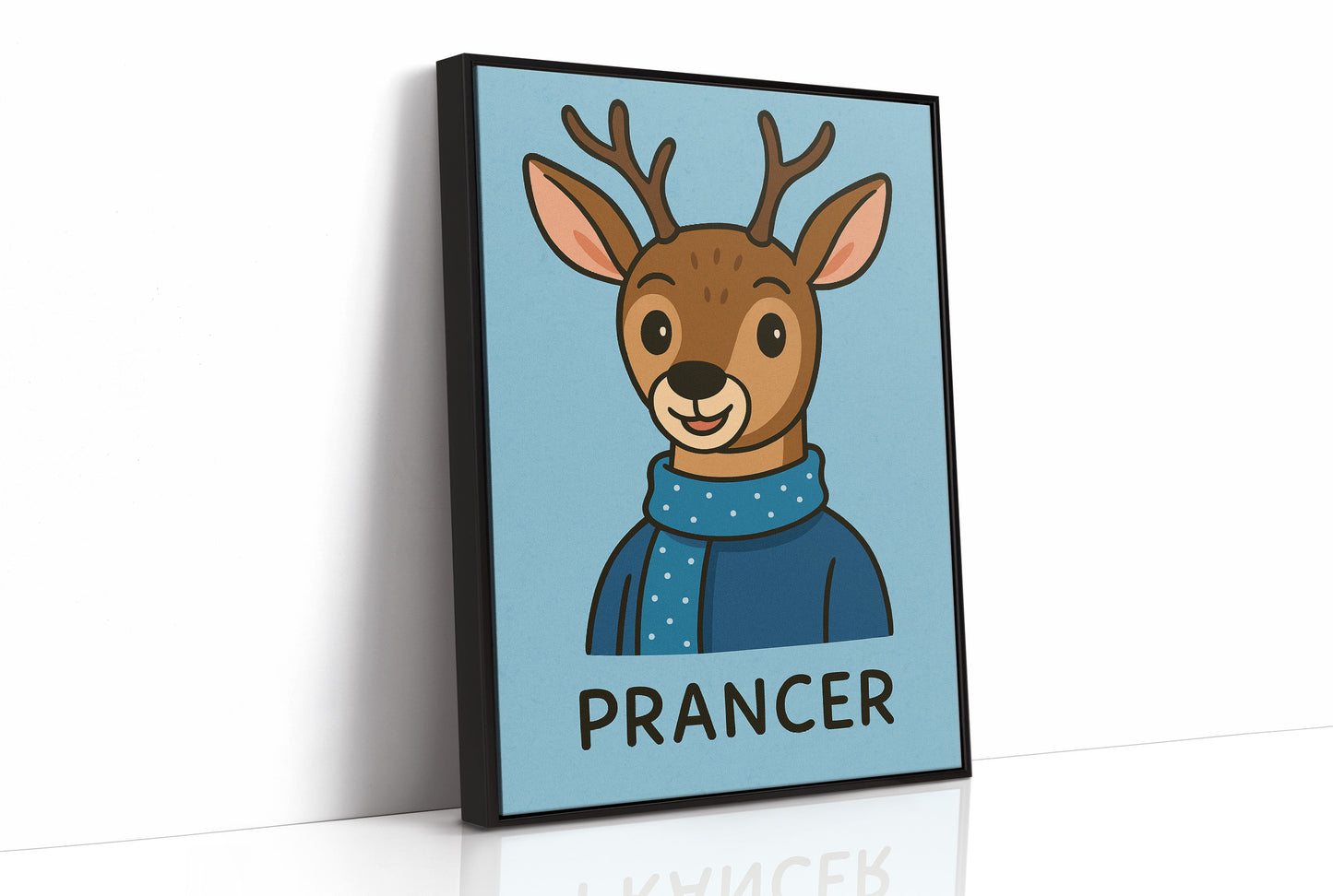 Reindeer Wears Winter's Joy