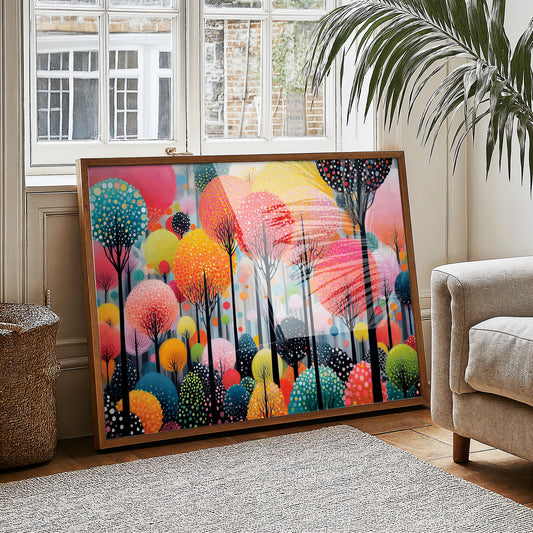 Candy Forest Dreams At Dawn