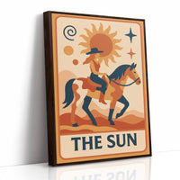 Desert Rider Under Cosmic Light