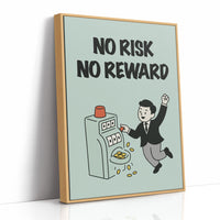 No Risk No Reward Slot Machine Art