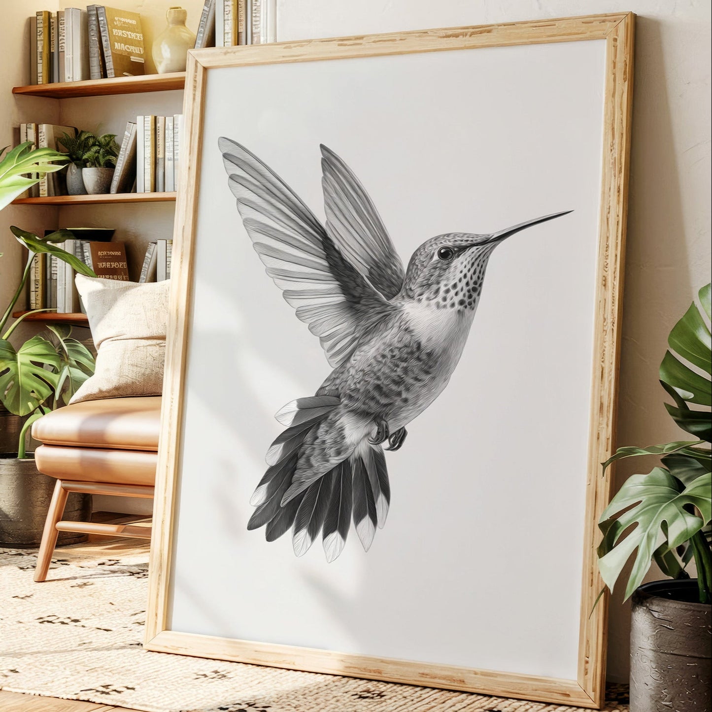 Graceful Hummingbird in Flight