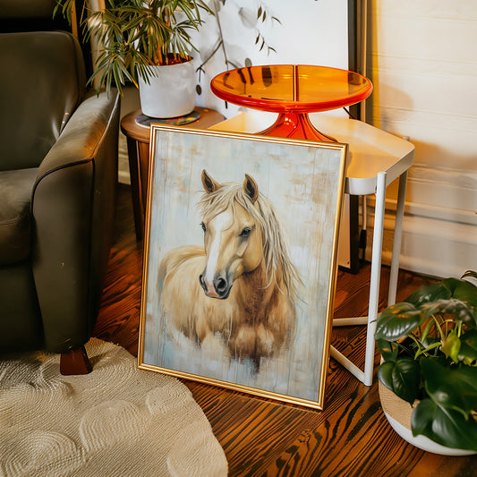 Palomino Gaze: Golden Spirit