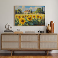 Summer Blooms Near Tuscan Stone