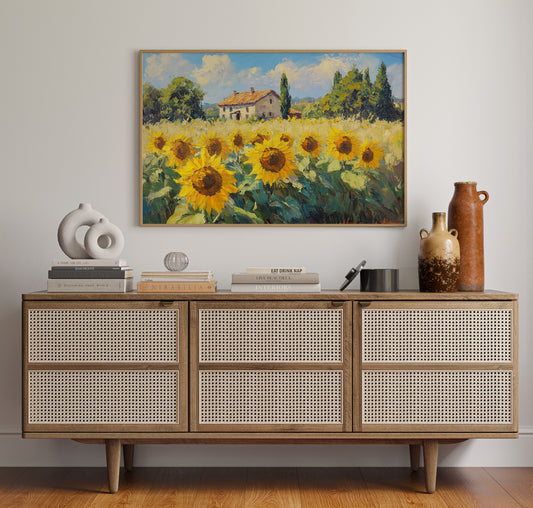Summer Blooms Near Tuscan Stone
