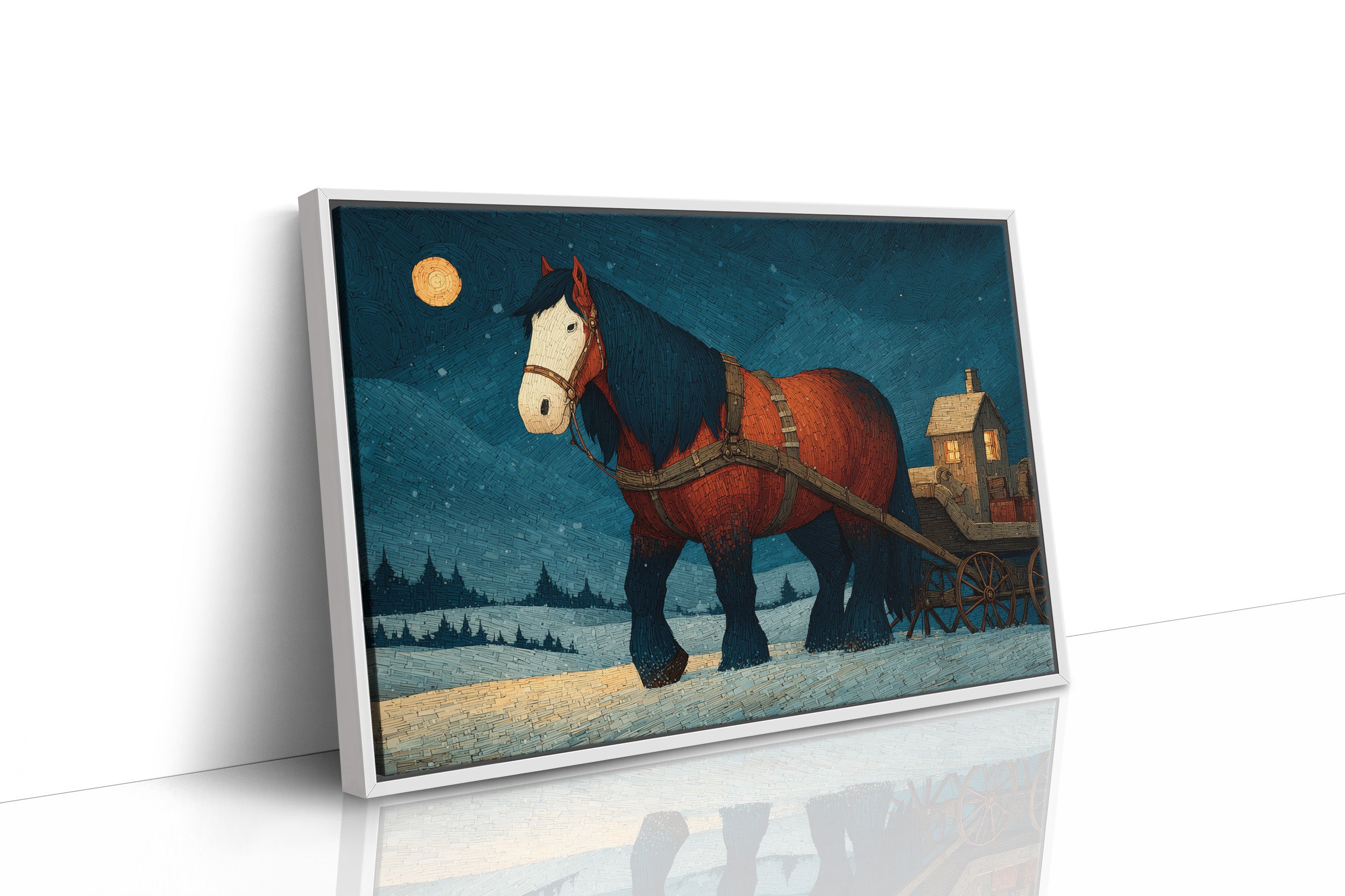 The Cart Horse's Moonlit Walk
