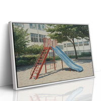Empty Playground Holds Summer Memories