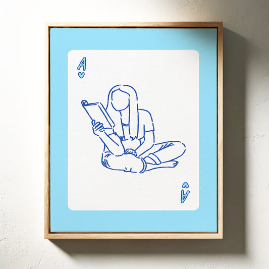 Blue Lines Tell Stories Simply