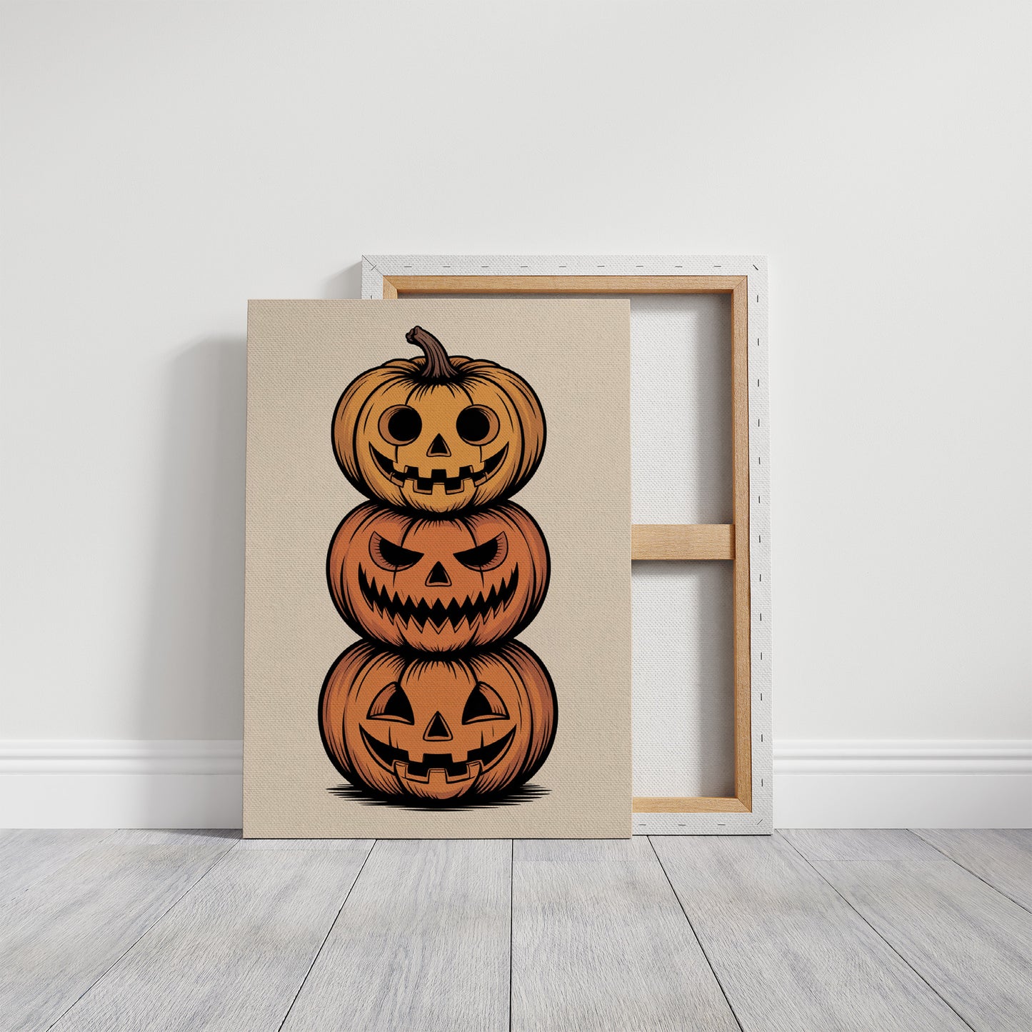 Stacked Gourds Tell October Tales