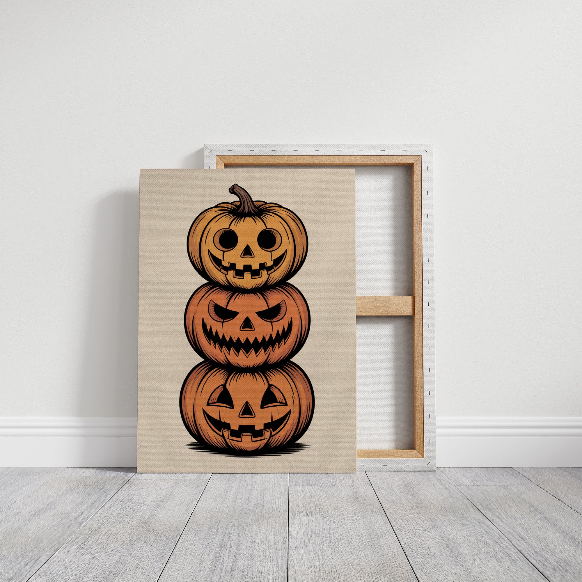 Stacked Gourds Tell October Tales