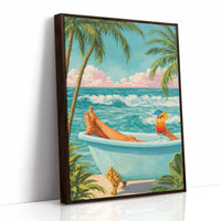 Coastal Bathtub Bliss: Paradise Reimagined