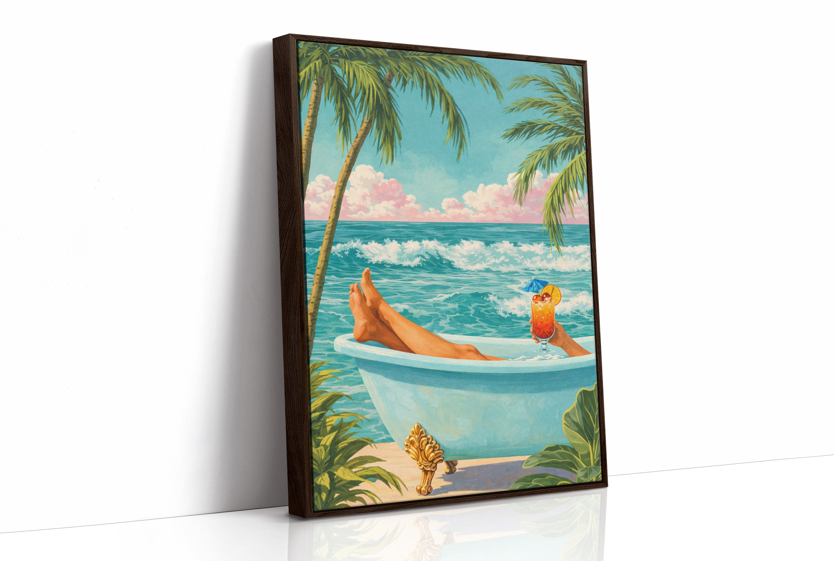 Coastal Bathtub Bliss: Paradise Reimagined