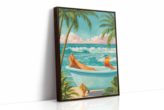 Coastal Bathtub Bliss: Paradise Reimagined