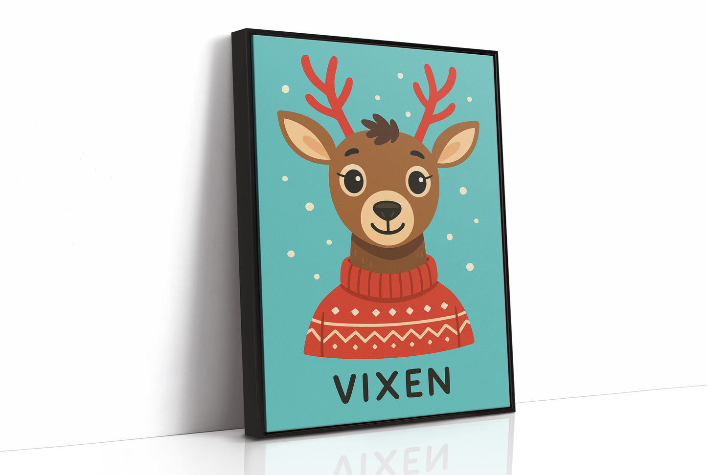 Vixen Wears Winter's Warmth