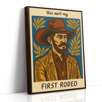 Cowboy Blues On Rustic Boards