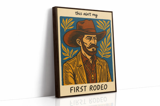 Cowboy Blues On Rustic Boards