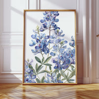Beneath A Sky of Indigo Blooms