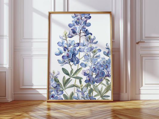 Beneath A Sky of Indigo Blooms