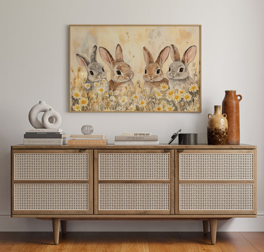 Cottontails Share Summer Daisy Tales