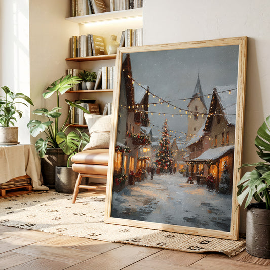 Twinkling Lights and Frosted Streets