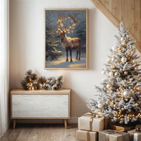 Starlit Antlers Pierce December Night