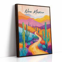 Vibrant Paths Through Desert Blooms