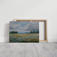 Wildflowers Between Sky And Field