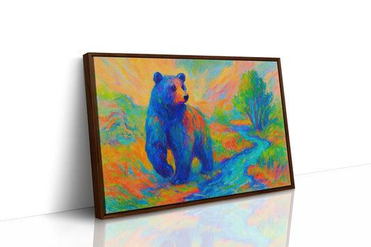 Chromatic Bear by the Riverbend