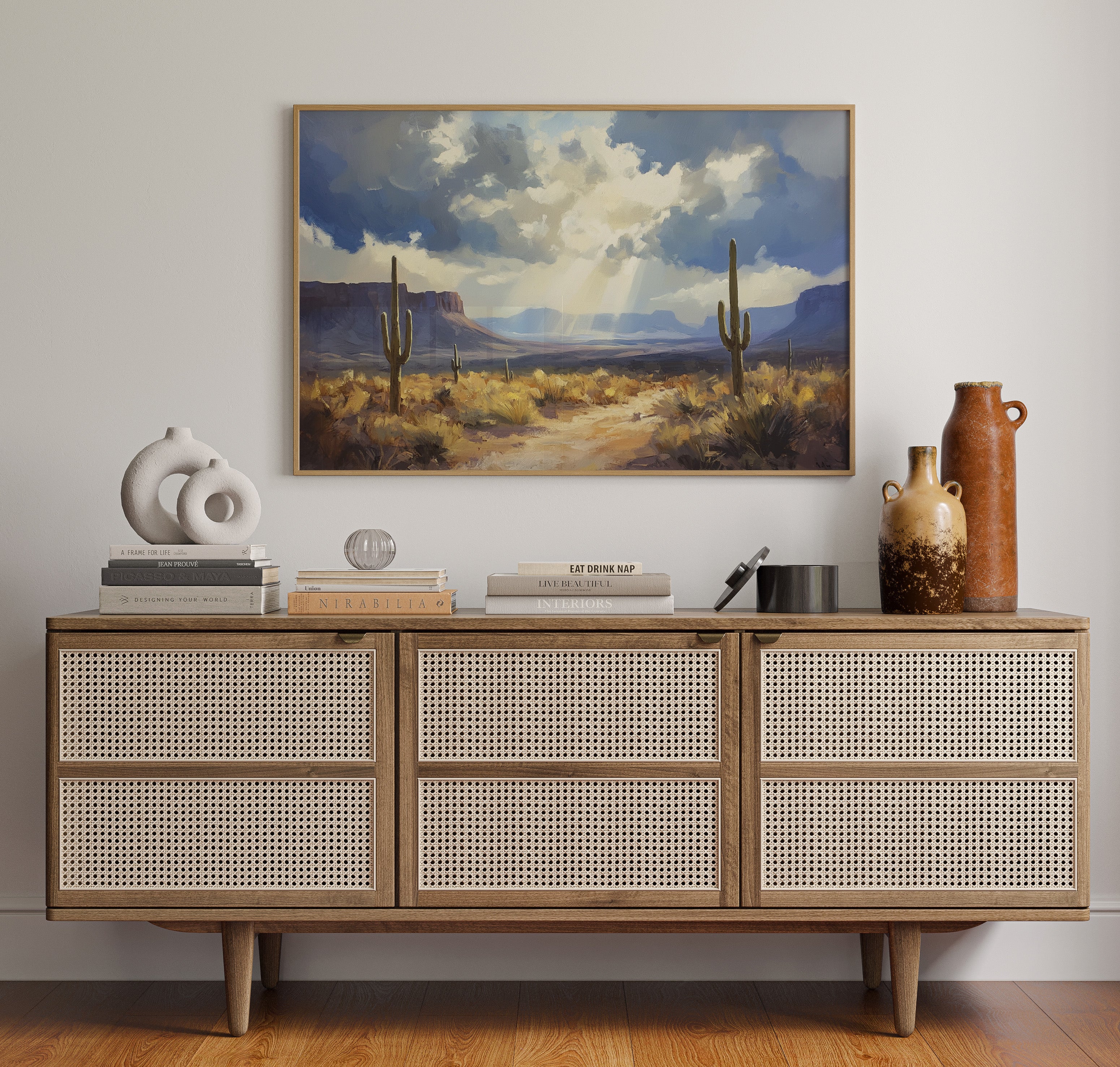 Desert Light Breaks Canyon Walls