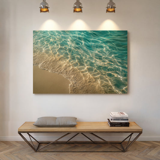 Sunlight Dances On Turquoise Tides