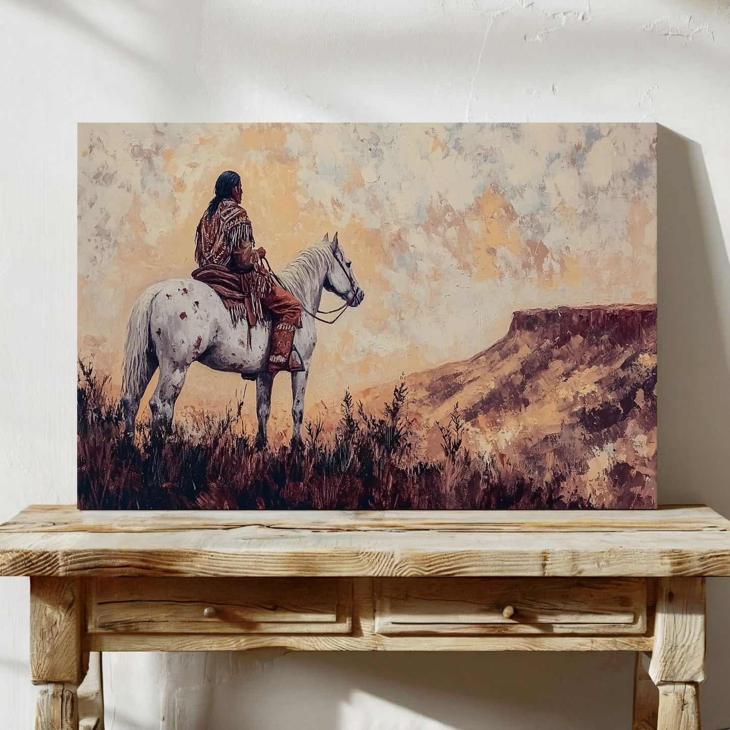 Twilight Scout Above Painted Mesa