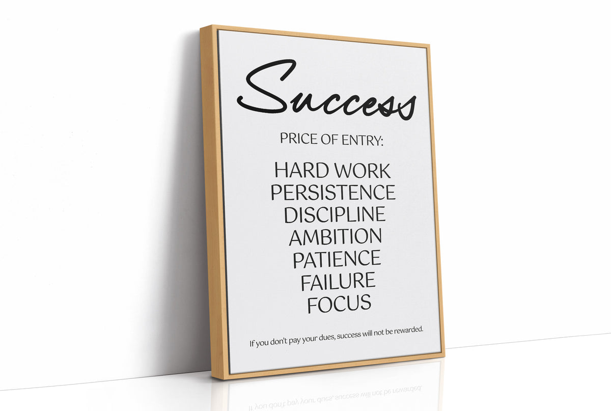 Success: Elegant Script Price of Entry