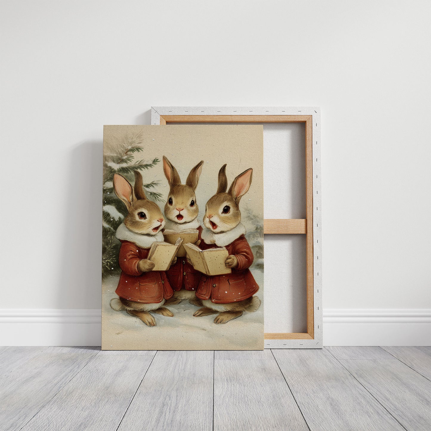 Winter Rabbits Sing Their Carols