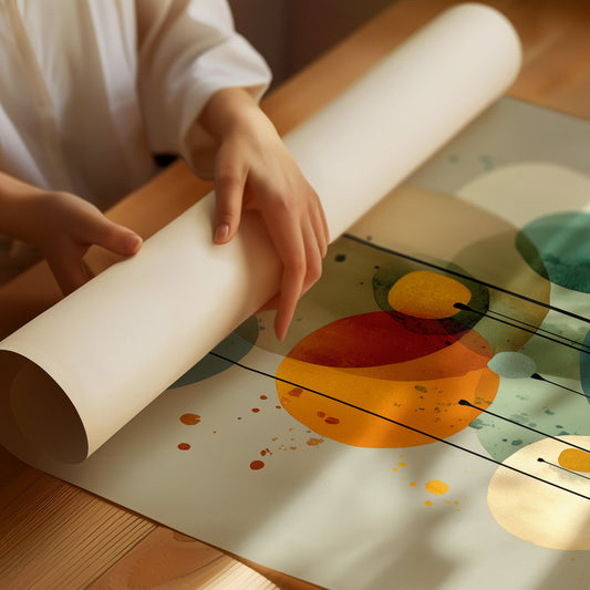 Floating Circles Dance In Light