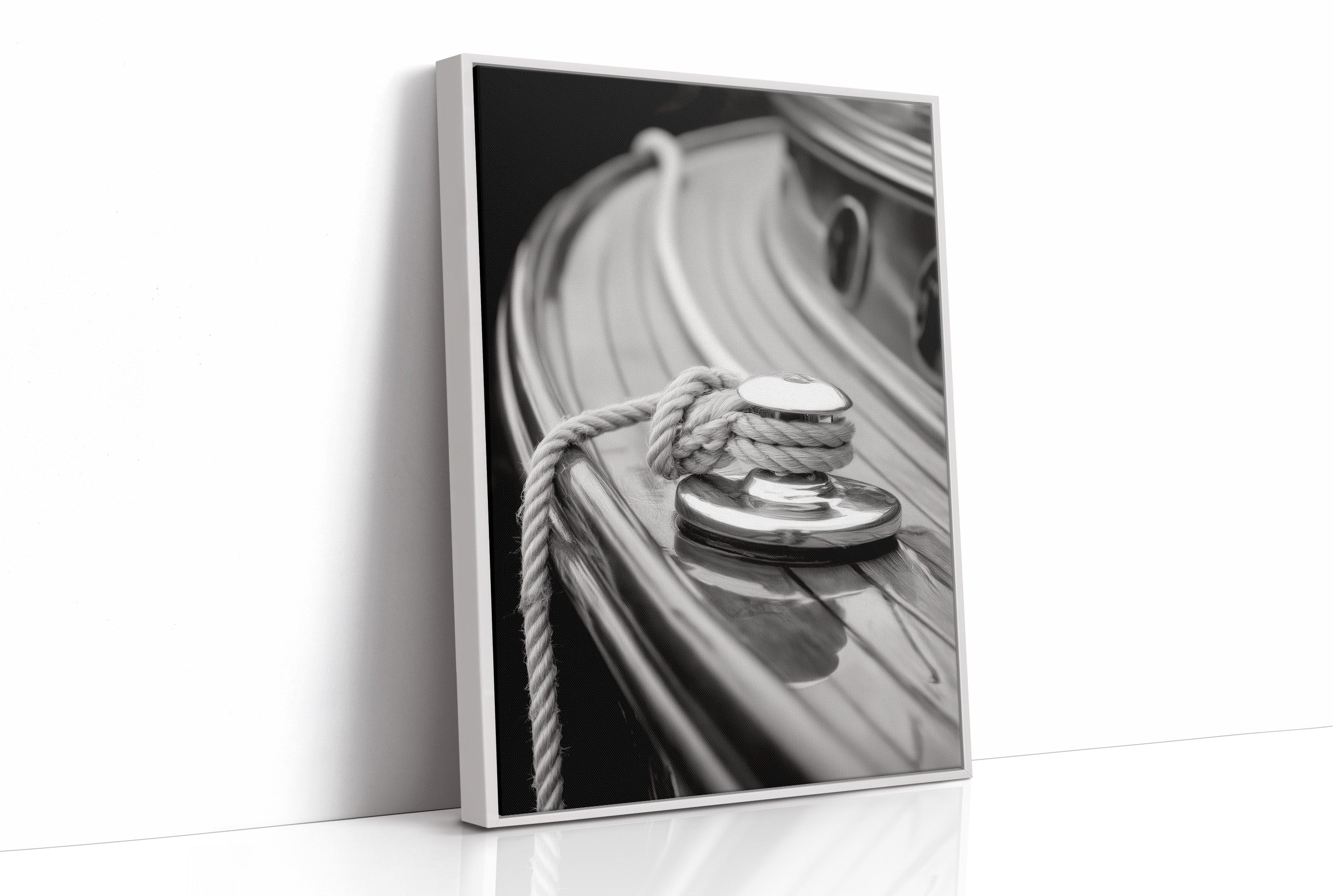 Nautical Whispers in Monochrome