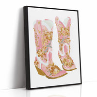 Blush Boots In Bloom