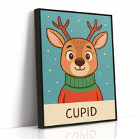 Cozy Fawn In Winter Sweater