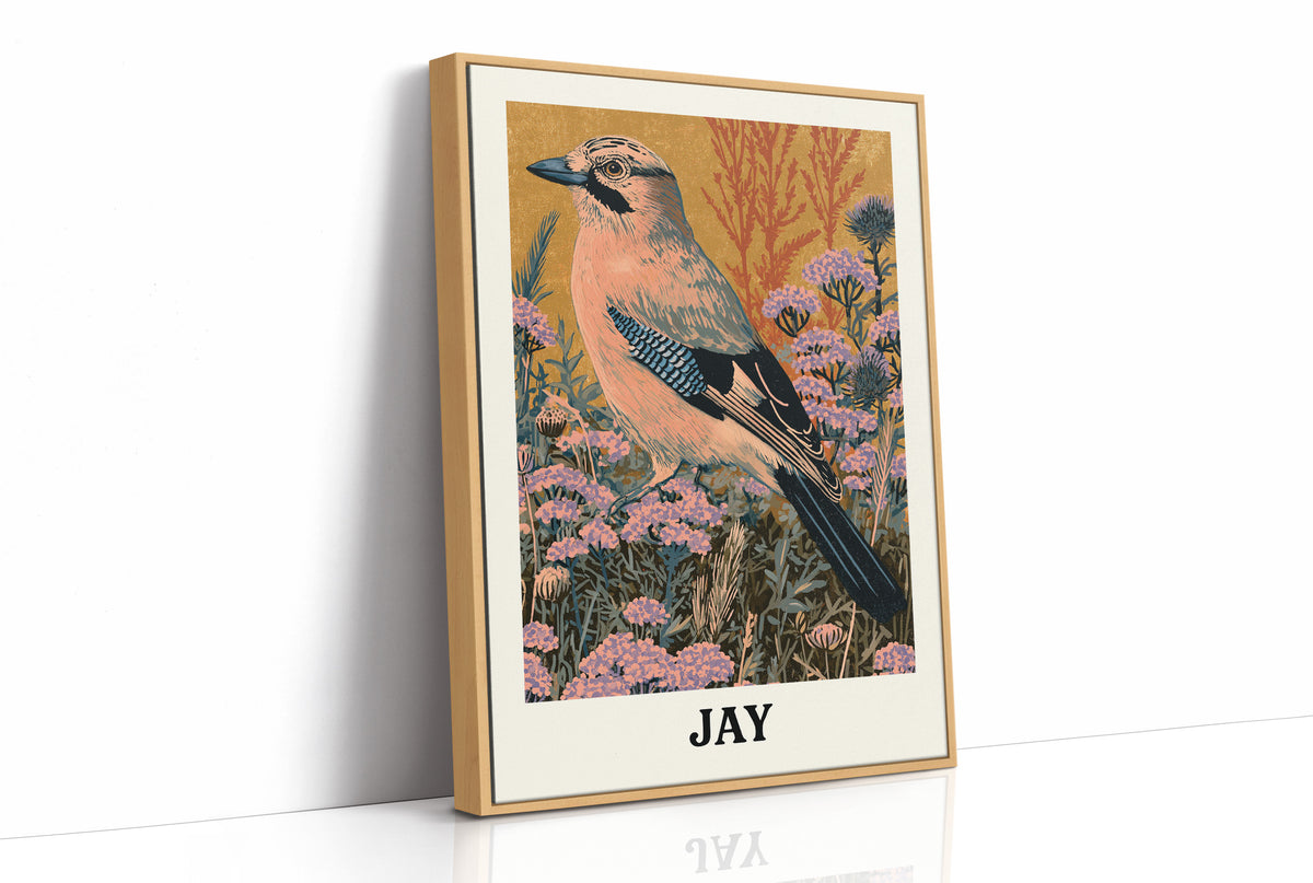 Jay Among the Wildflowers