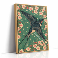 Swallow's Cherry Blossom Descent