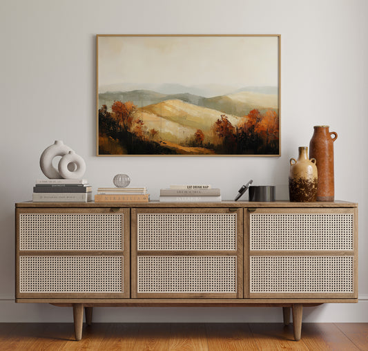Autumn Hills Remember Golden Light