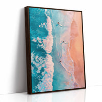 Surfers Chase Coral Tides