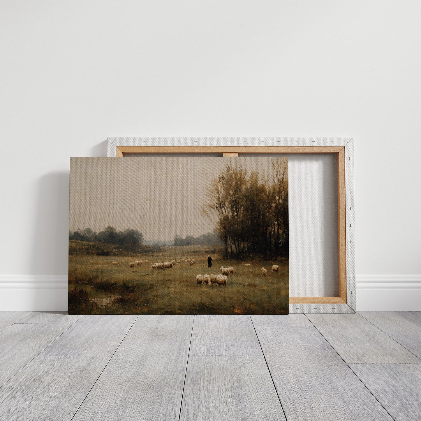 Shepherd's Path Through Autumn Fields