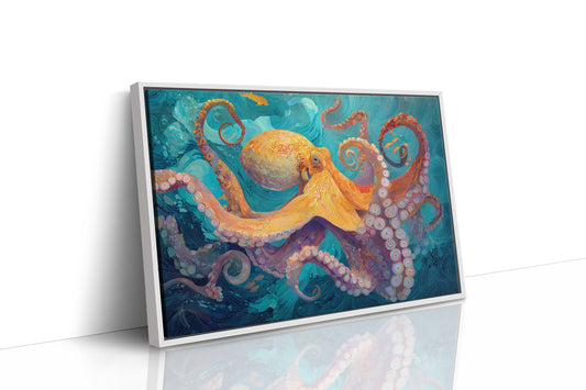 Copper Tentacles Dance Through Turquoise