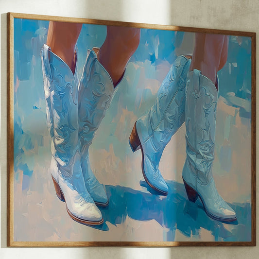 Turquoise Tales On Dancing Boots