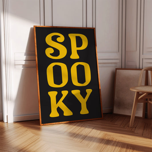 Yellow Letters Dance Through Midnight